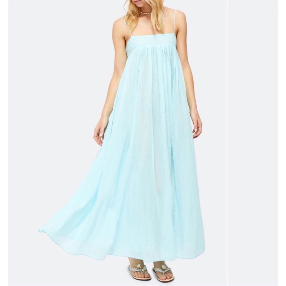 Free People Light Blue Maxi Dress